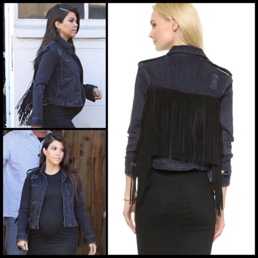 Skywalker Leather Fringe-trim Jacet- MCGUIRE DENIM